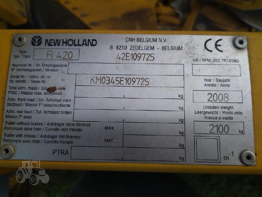 2008 new holland 420fi - Photo 2