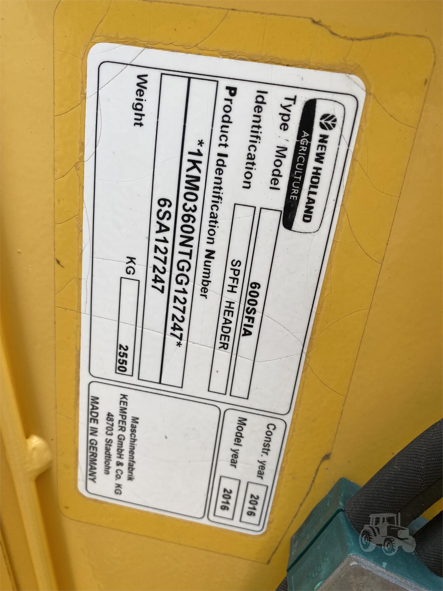 2016 new holland 600sfi - Photo 6